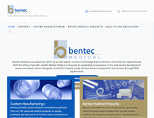 Tablet Screenshot of bentecmed.com
